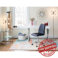 Lumisource L-SPRKFL SS Spark Contemporary Floor Lamp in Brushed Stainless Steel 